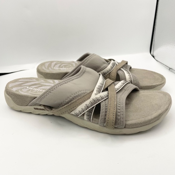 MERRELL Terran 3 cush slide sandals women’s Size 7 - Picture 2 of 10